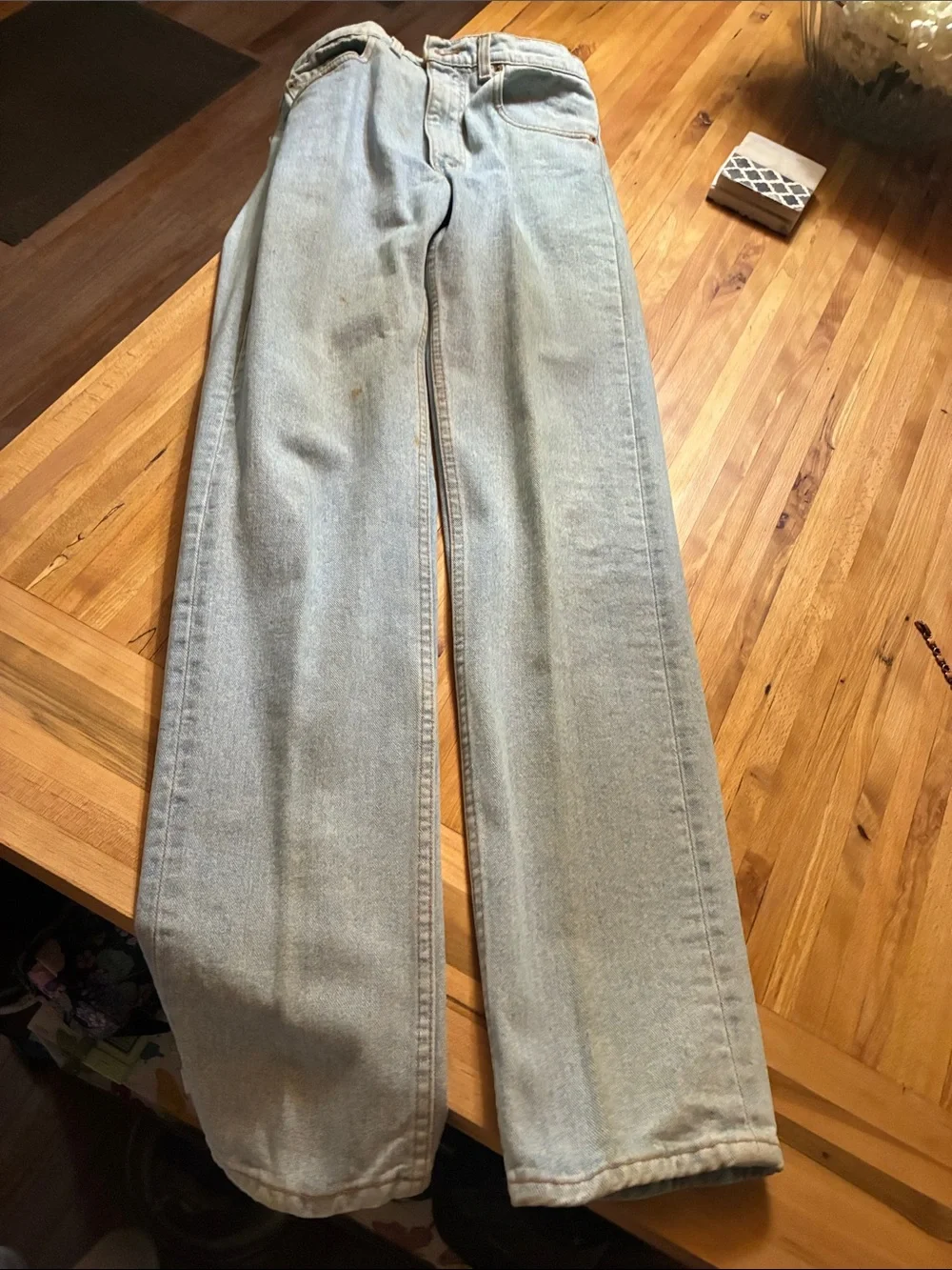 Levi's Men's Relaxed Light Wash Blue Denim Jeans
